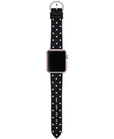 kate spade new york Black Polka Dot Silicone 38, 40mm Band for Apple Watch