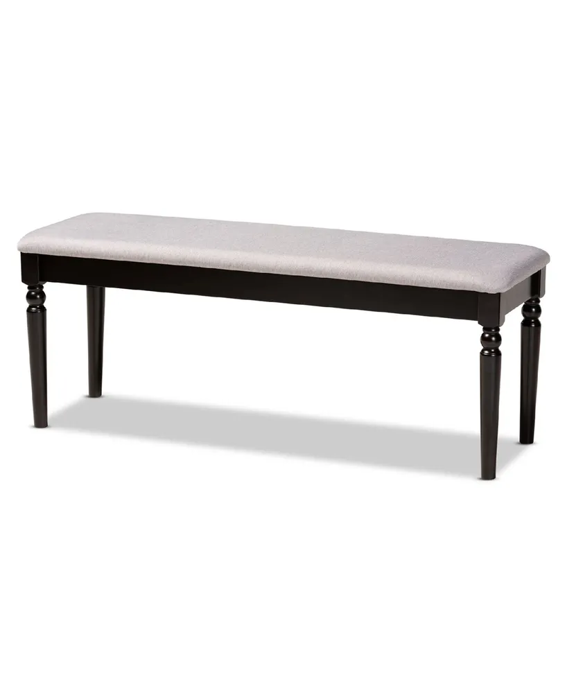 Giovanni Modern and Contemporary Fabric Upholstered Dining Bench