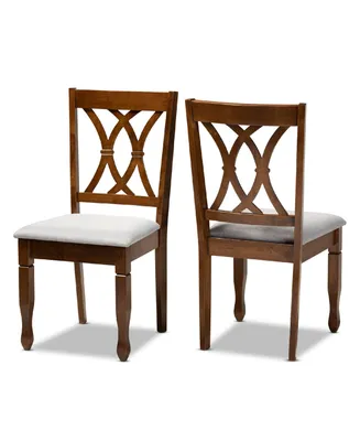 Augustine Modern and Contemporary Fabric Upholstered Piece Dining Chair Set Set