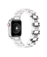 Men's and Women's Resin Band for Apple Watch with Removable Clasp 38mm