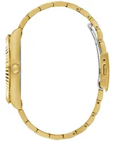 Guess Men's Gold-Tone Stainless Steel Bracelet Watch 42mm - Gold