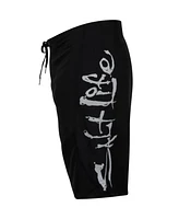 Salt Life Men's Stealth Bomberz Aqua Shorts