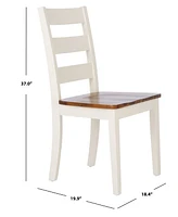 Silio Ladder Back Dining Chair, Set of 2