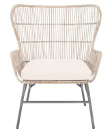 Lenu Rattan Accent Chair with Cushion