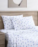 Stone Cottage Floral Breeze Cotton Percale 4 Piece Sheet Set, Queen