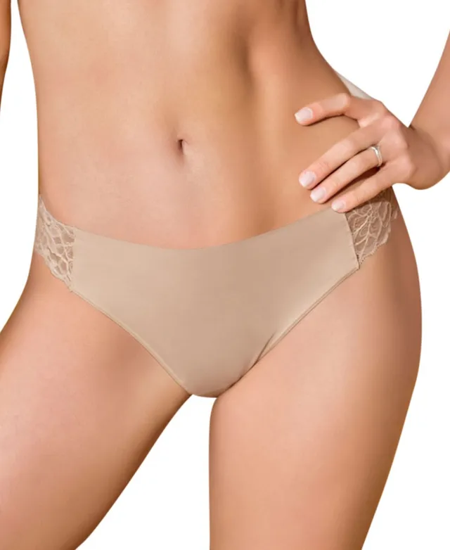 Leonisa Women's Lace Side Seamless Thong Panty - Macy's