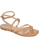 Journee Collection Women's Serissa Strappy Flat Sandals