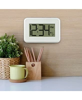 La Crosse Technology Digital Wall Clock with Temperature Countdown Timer