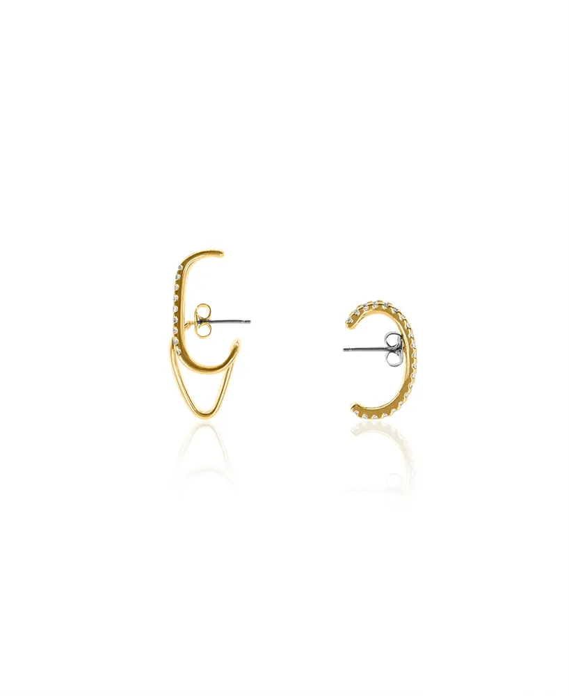 Oma The Label Lydia Asymmetrical Earrings