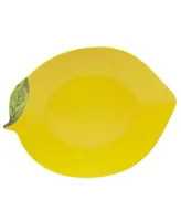 Certified 3-d Lemon Melamine Serving Set