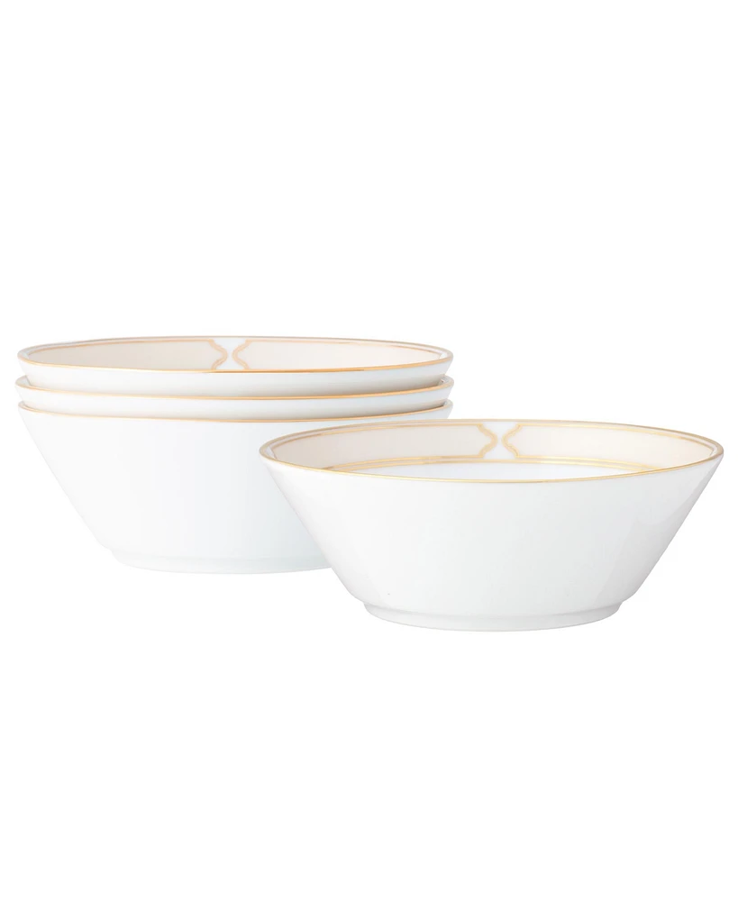 Noritake Eternal Palace Gold Set of 4 Fruits, 5", 6 Oz