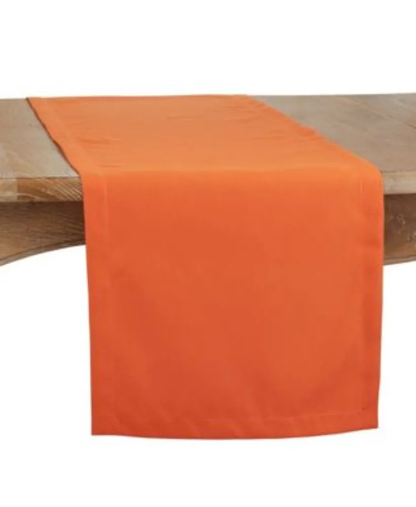 Saro Lifestyle Everyday Design Solid Color Table Runner