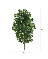 4' Single Ficus Artificial Tree, No Pot