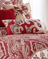 Levtex Astrid Paisley Embroidered Decorative Pillow, 12" x 24"