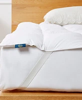 Serta White Goose Feather & Down Fiber Featherbed
