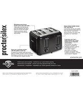 Proctor Silex Wide Slot 4-Slice Toaster