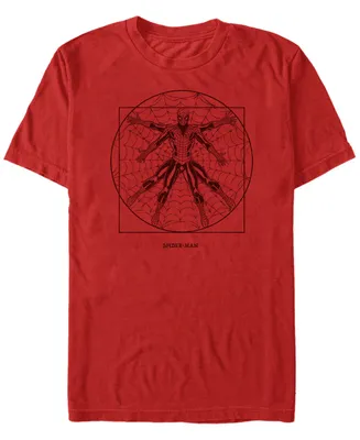 Fifth Sun Men's Vitruvian Spider Short Sleeve Crew T-shirt