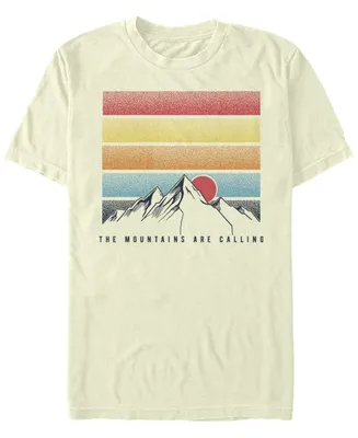 Fifth Sun Men's Mountains Calling Short Sleeve Crew T-shirt