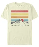 Fifth Sun Men's Mountains Calling Short Sleeve Crew T-shirt