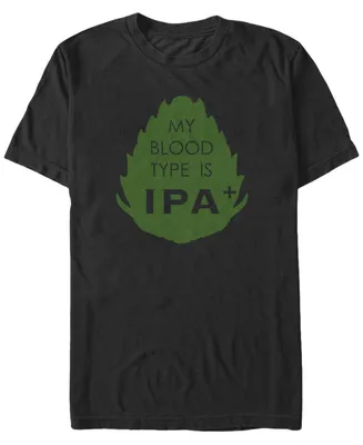 Fifth Sun Men's Blood Type Ipa Short Sleeve Crew T-shirt