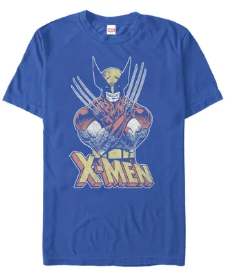 Fifth Sun Men's Vintage-Like Wolverine Short Sleeve Crew T-shirt