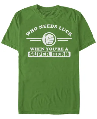 Fifth Sun Men's Hulk Clover Short Sleeve Crew T-shirt