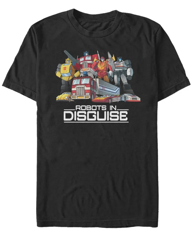 Fifth Sun Men's Robots Disguise Short Sleeve Crew T-shirt