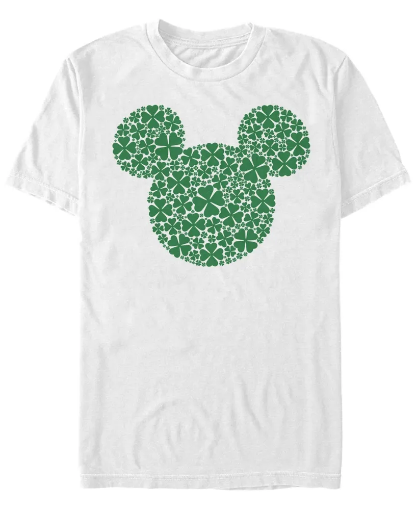 Fifth Sun Men's Mickey Clover Fill Short Sleeve Crew T-shirt