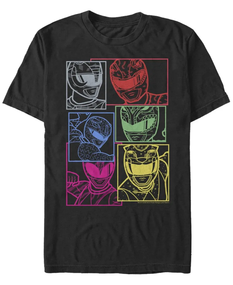 Fifth Sun Men's Street Power rangers Short Sleeve Crew T-shirt