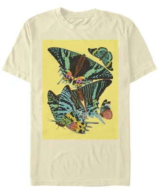 Fifth Sun Men's Papillons Squared Short Sleeve Crew T-shirt