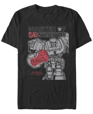 Men's Transformers Evergreen Destruction Short Sleeve Crew T-shirt