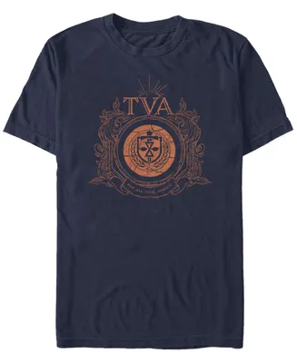 Fifth Sun Men's Time Variance Authority Badge Short Sleeve Crew T-shirt