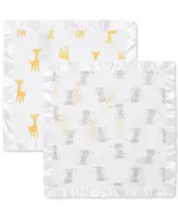 aden by aden + anais Baby Boys or Baby Girls Security Blankets, Pack of 2