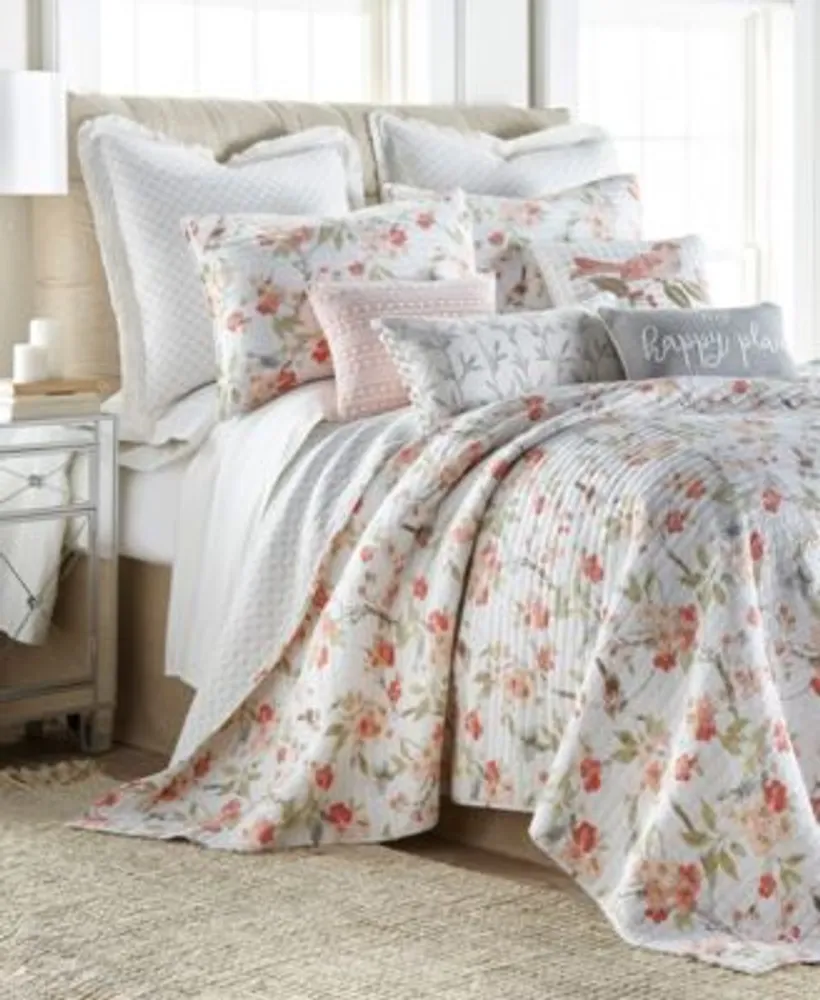 Waverly Mudan Floral Quilt Set