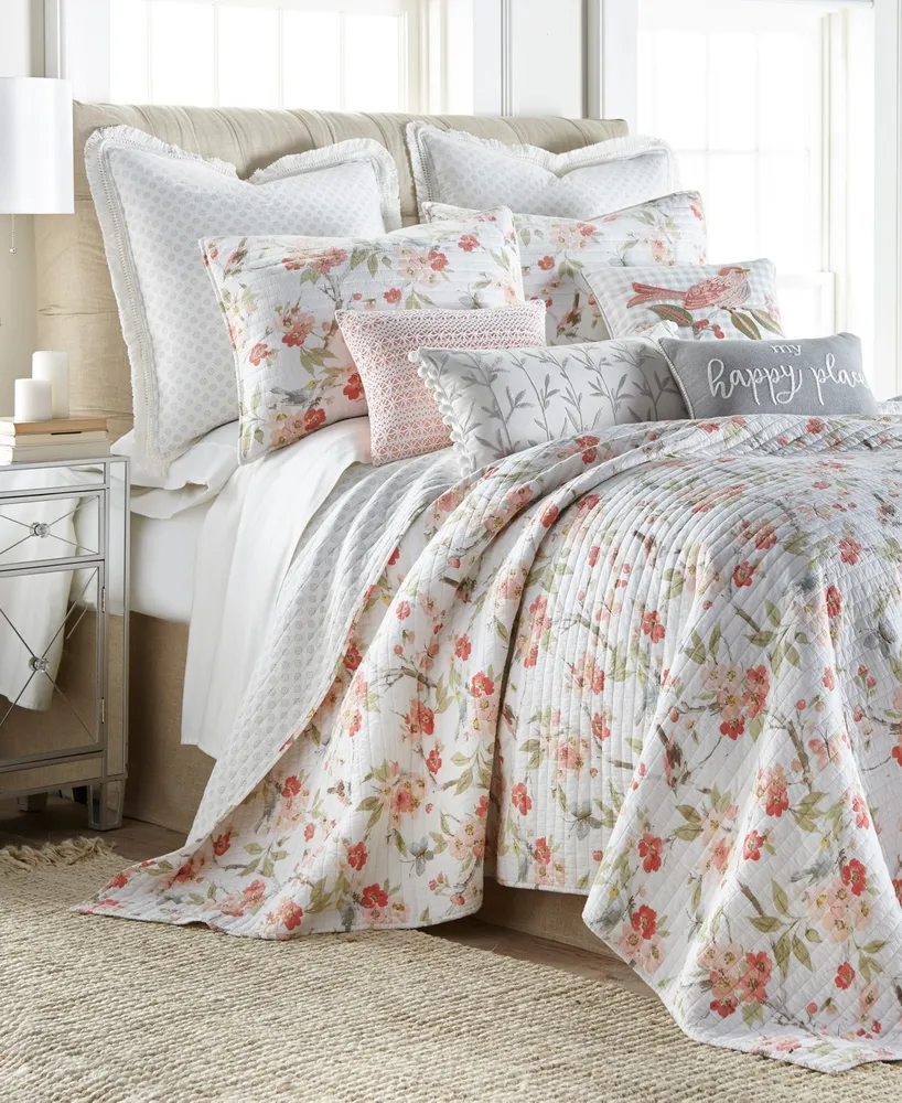 Levtex Pippa Painterly Floral -Pc. Quilt Set