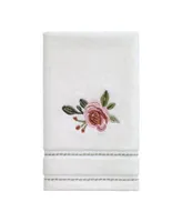 Avanti Spring Garden Peony Embroidered Cotton Bath Towels