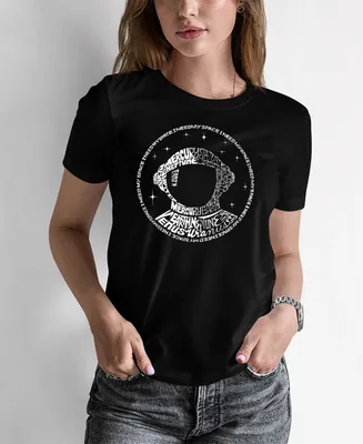 Women's Word Art I Need My Space Astronaut T-Shirt