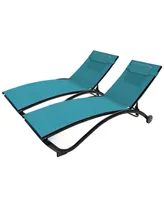 Vivere Glendale Lounger Set, 2 Piece