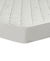 All-In-One Charcoal Effects Odor Control Cooling Fitted Mattress Pad