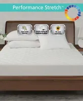 All In One Performance Stretch Moisture Wicking Fitted Mattress Pad