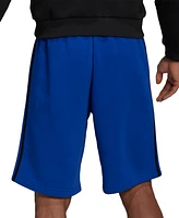 adidas Men's 3-Stripes 10" Fleece Shorts