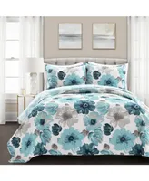 Lush Decor Leah 3 Piece Quilt Set