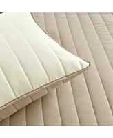 Lush Decor Soft Stripe All Season 3 Piece Quilt Set