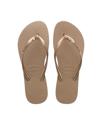 Havaianas Women's Slim Swarovski Crystal Ii Flip Flop Sandals