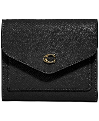 Coach Crossgrain Leather Wyn Small Wallet