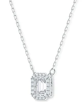 Swarovski Rhodium-Plated Millenia Pendant Necklace, 15" + 2" extender