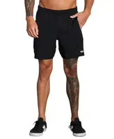 Rvca Men's Active Performance Yogger Iv 17" Shorts with an Elastic Waistband