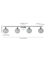Maeve 4-Light Contemporary Glam Led Vanity Light