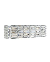 Evelyn Crystal Rectangle -Light Glam Modern Led Vanity Light