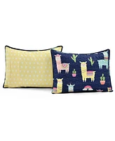 Lush Decor Kids Southwest Llama Cactus -Pc. Quilt Set